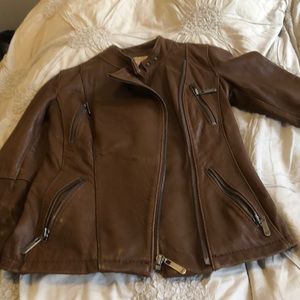 All Leather Michael Kors Jacket